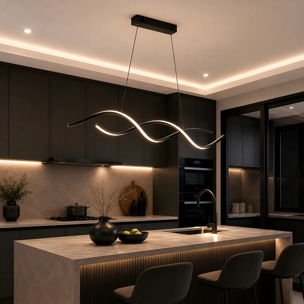 INFINTY WAVE PENDANT LIGHT H 1