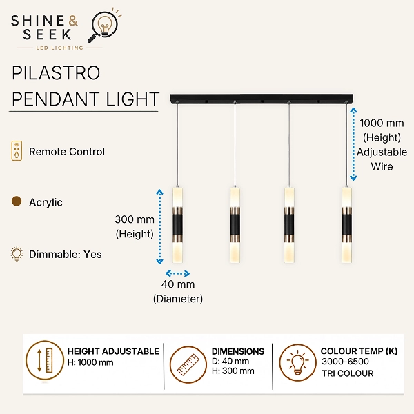 Pilastro Pendant Light B 1